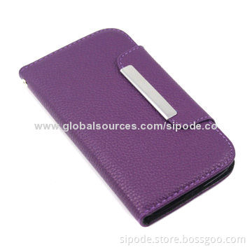 Flip Design Leather Protective Cover for Samsung S5